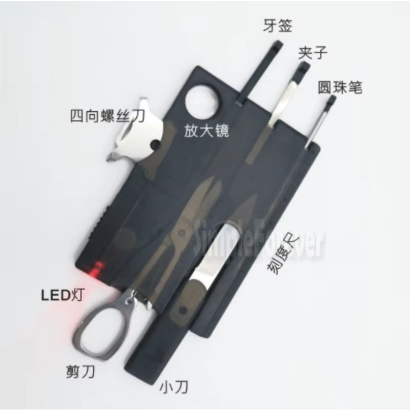 Hot High Quality 10 In1 Pocket - Multitool Credit Card recensione e prezzo