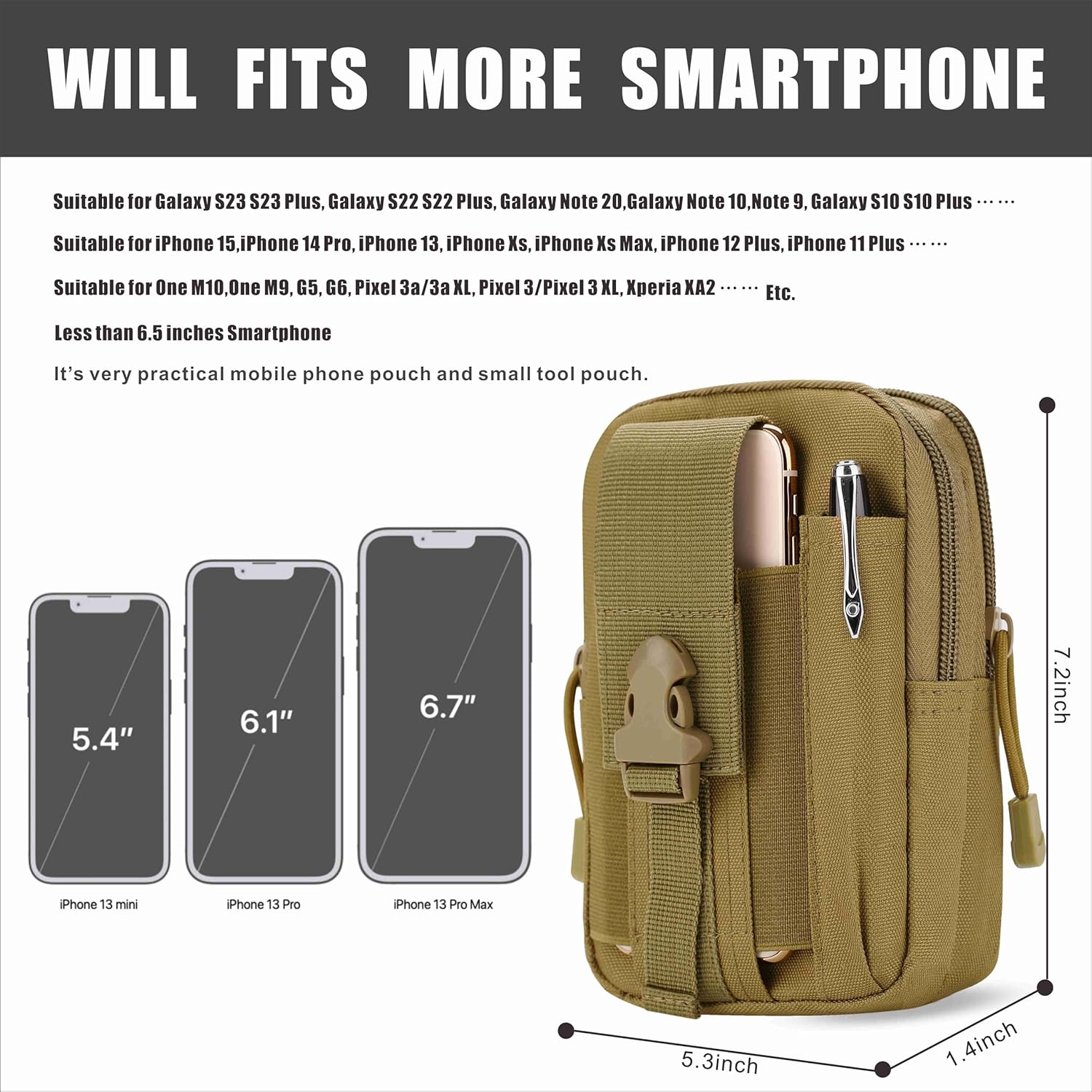 Tactical Waist Pouch EDC Molle - Edc Carry Bag For Men recensione e prezzo