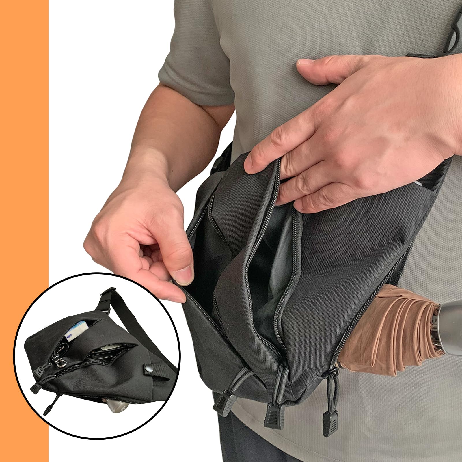 Tactical Crossbody Sling Bag E - Edc Carry Bag For Men recensione e prezzo