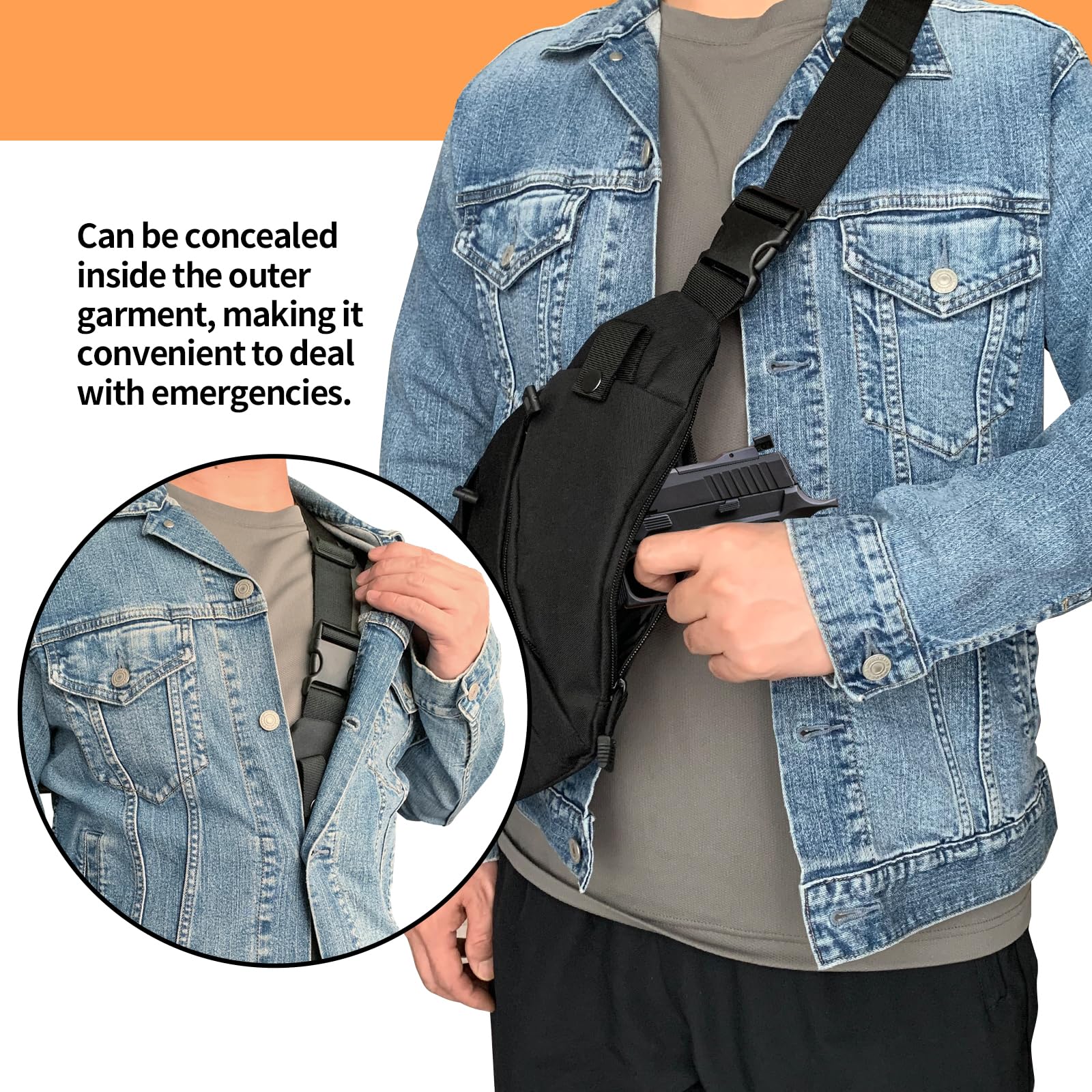 Tactical Crossbody Sling Bag E - Edc Carry Bag For Men recensione e prezzo