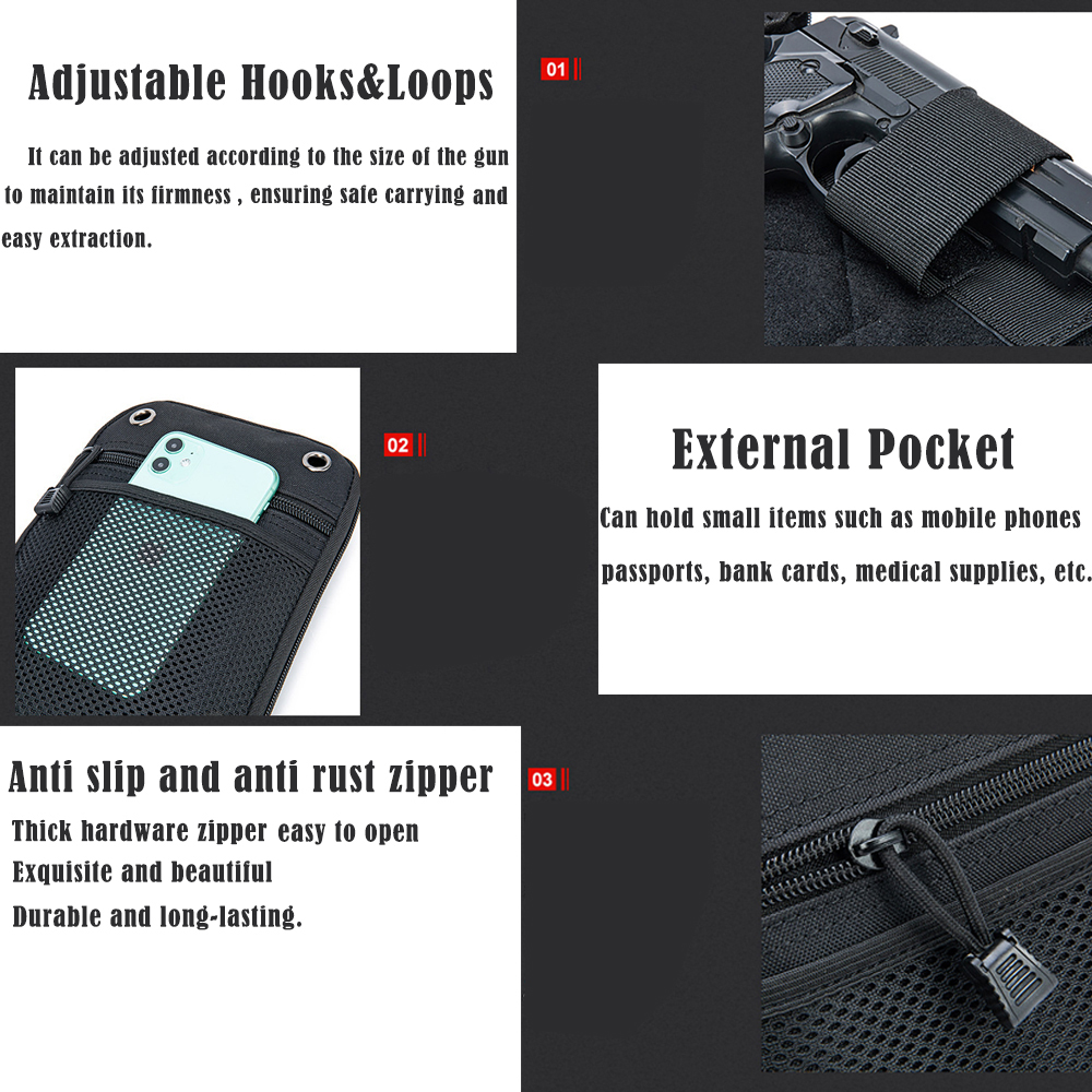 Molle Outdoor Tactical Conceal - Edc Carry Gun recensione e prezzo