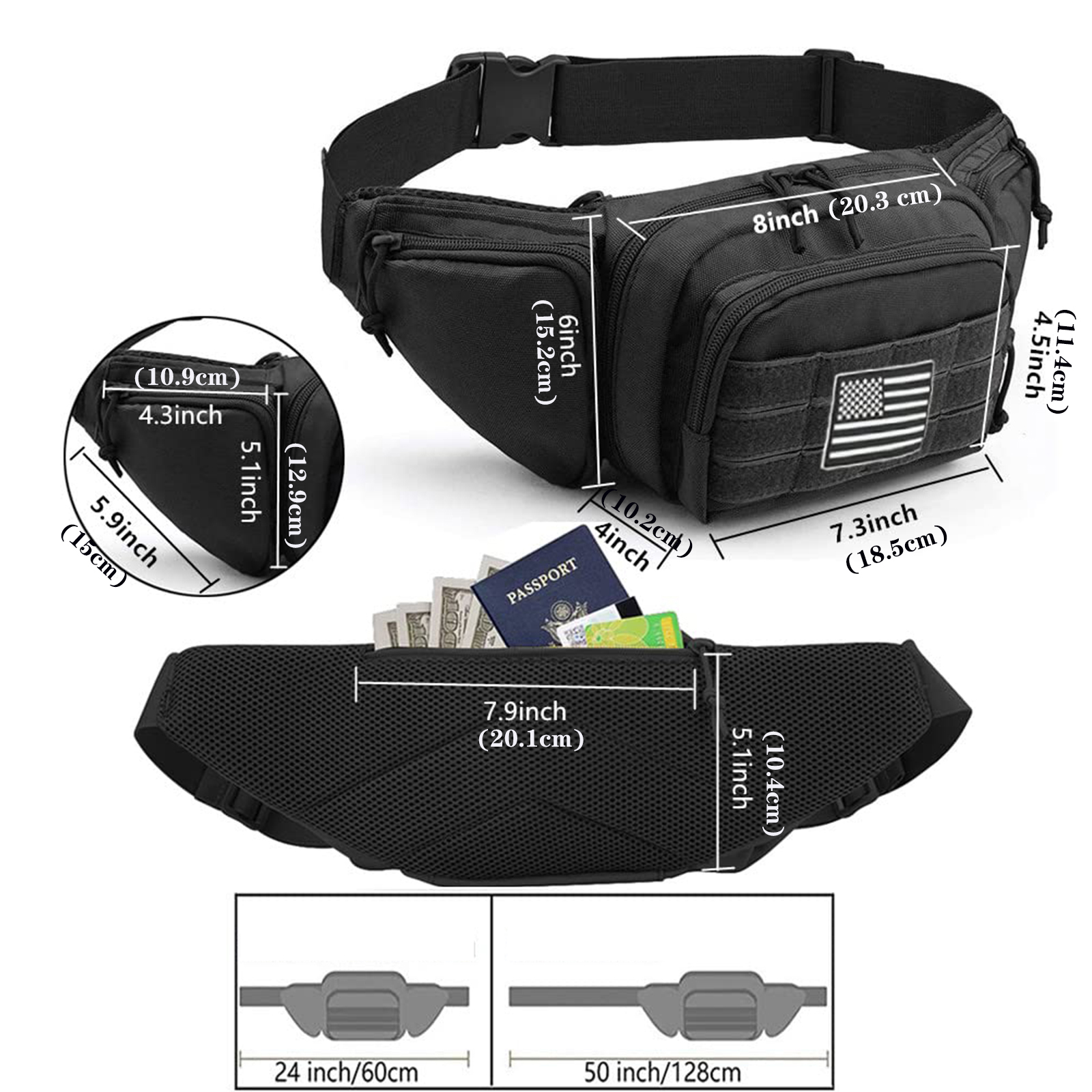 Tactical Fanny Pack Gun Holste - Edc Carry Bag For Men recensione e prezzo