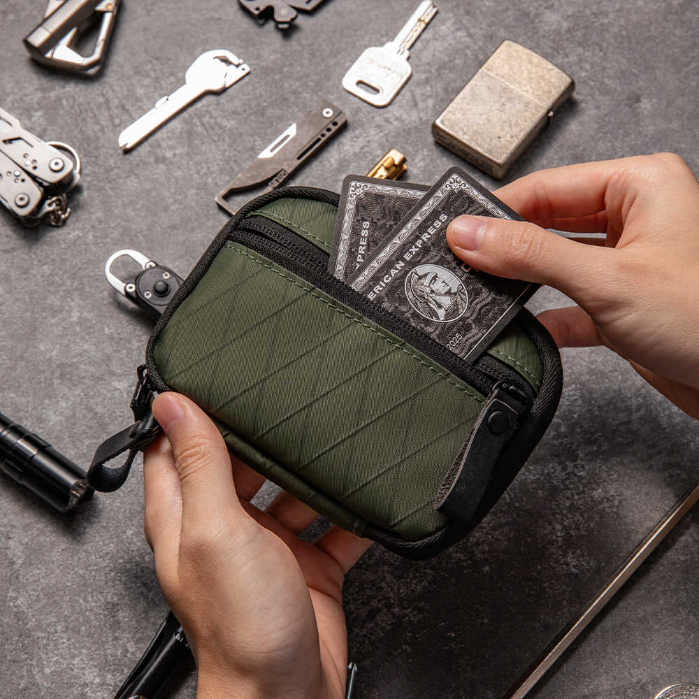 Small EDC Wallet Pouch EDC Poc - Edc Carry Card recensione e prezzo
